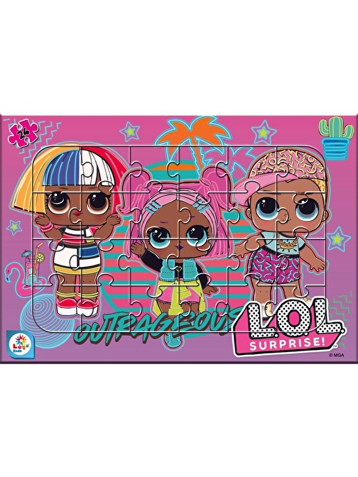 Laço Kids Mabbels Lol Frame Puzzle St05546