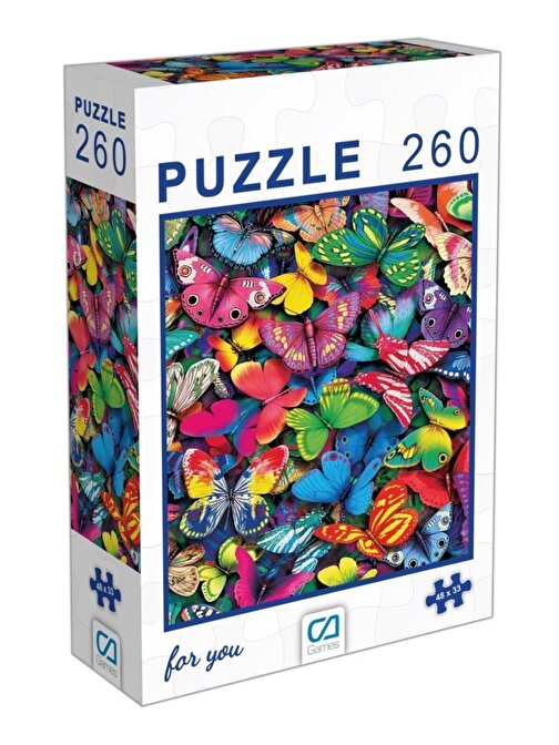 Ca Games Kelebeker Puzzle 260 Parça 48x33 Cm 6007
