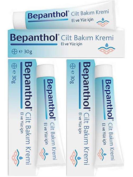 Bepanthol Cilt Bakım Kremi 30 gr x  3 Adet