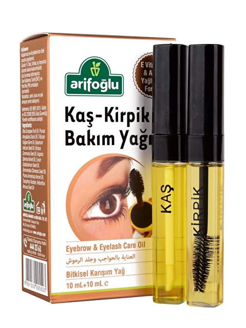 Arifoğlu Kaş Kirpik Bakım Yağı 10ml+10ml