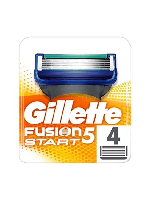 Gillette Fusion5 Start Yedek Tıraş Bıçağı 4'lü