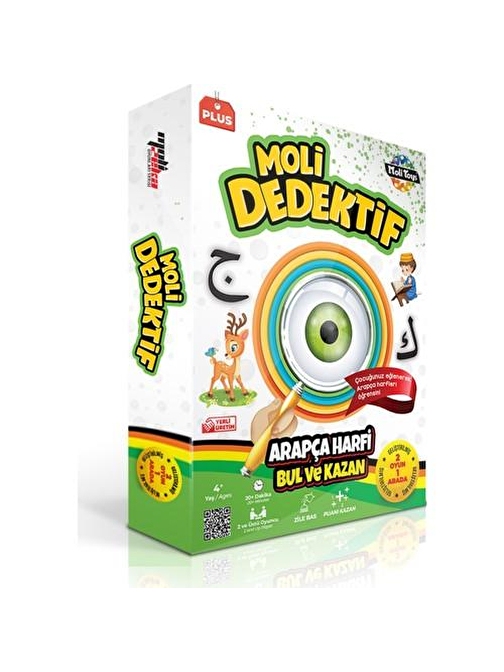 Moli Toys Arapça Dedektif Plus 2 Oyun 1 Arada Eğitici Zeka Ve Strateji Oyunu 01414