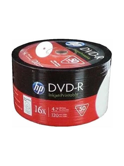 Hp 4.7 Gb 120 Mın 16X 50'Li Shrınk Paket Dvd