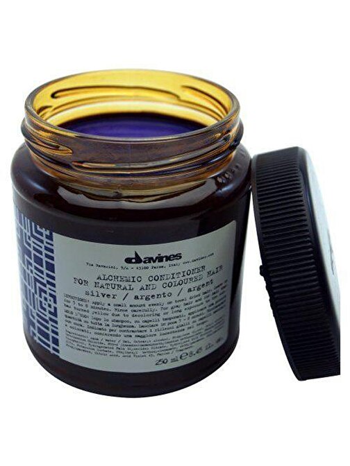 Davines Alchemic Silver Gri Ve Sarı Saçlar İçin Saç Kremi 250 ml