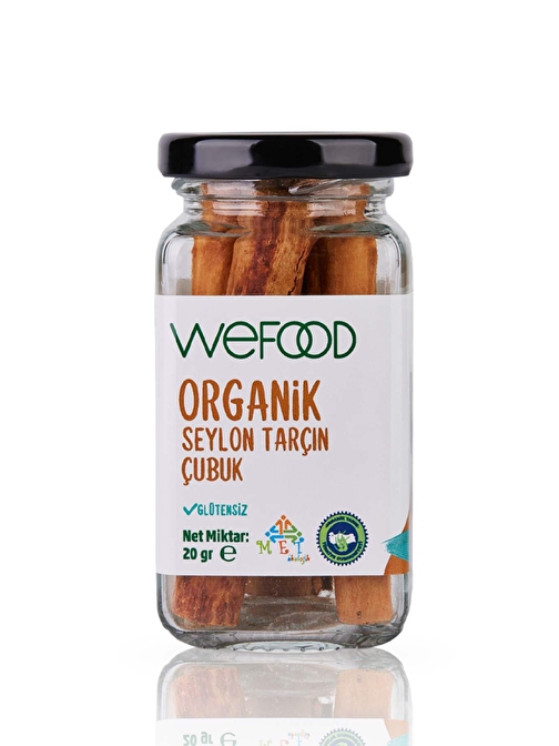 Wefood Organik Seylon Tarçın Çubuk 20 gr