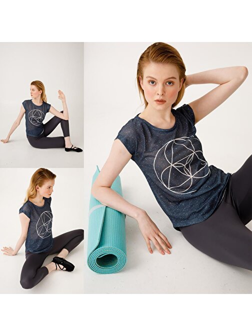 BiggDesign BiggYoga Namaste Antrasit T-Shirt