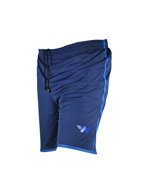 Walkway 20202 Lacivert-Saks Mavi Polyester Erkek Spor Şort