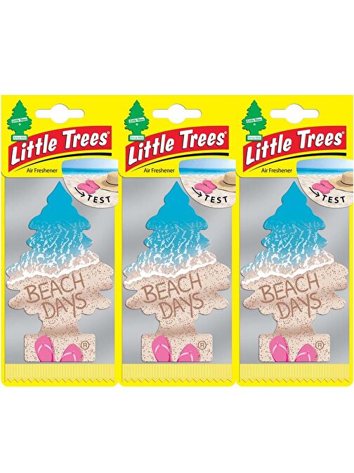 Little Trees Oto Kokusu 3'Lü Plaj Günleri