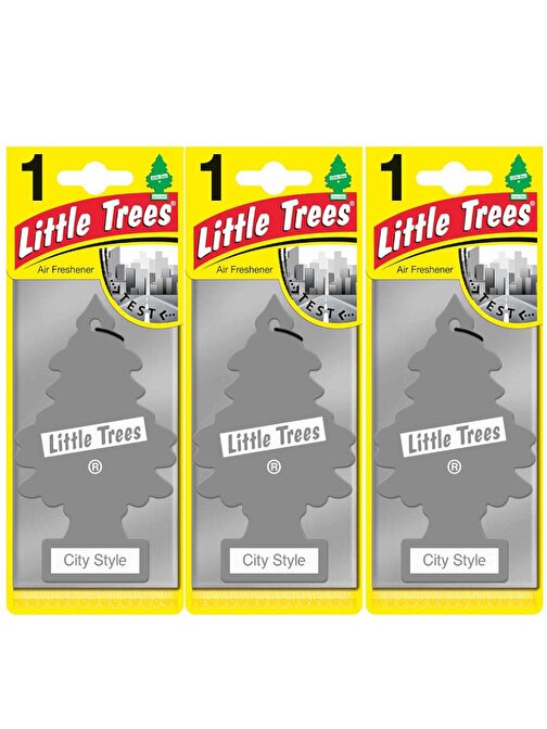 Little Trees Oto Kokusu 3'Lü Şehir Tarzı
