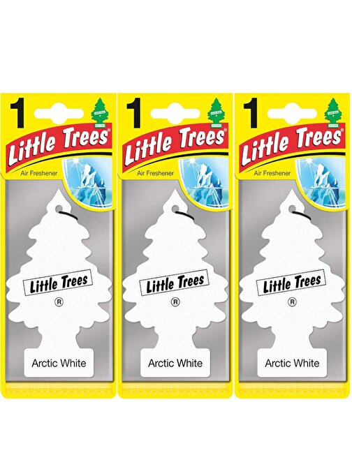 Little Trees Oto Kokusu 3'Lü Buz Beyazı