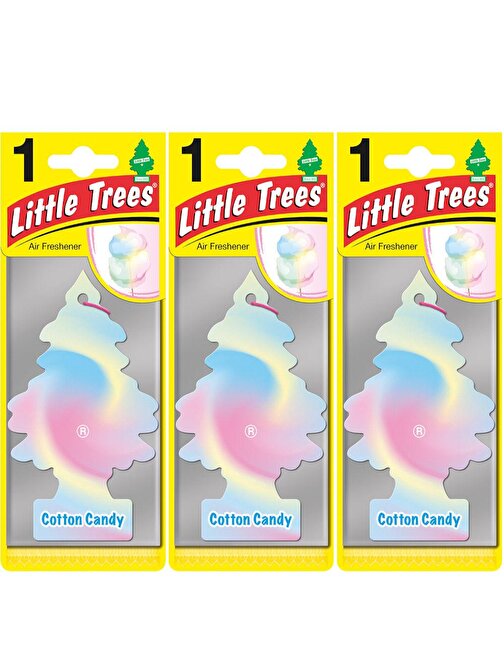 Little Trees Oto Kokusu 3'Lü Pamuk Şeker