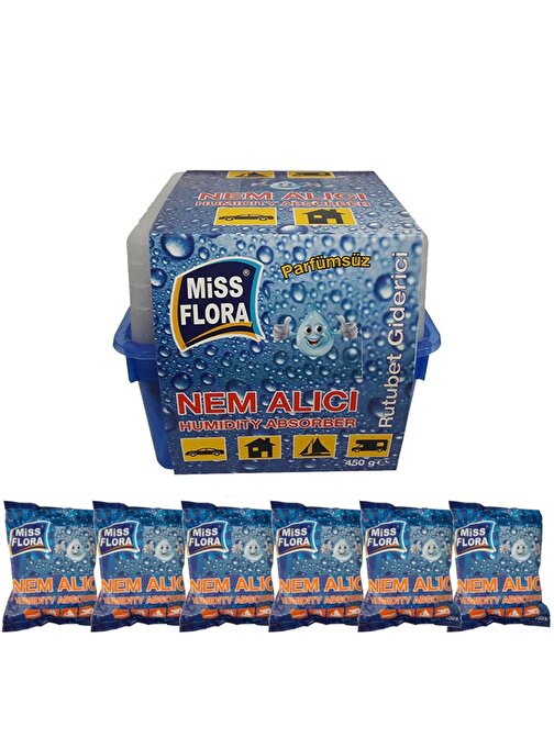 Miss Flora Nem Alıcı 450 gr + 6'Lı Yedek Paket