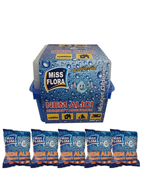 Miss Flora Nem Alıcı 450 gr + 5 adet Yedek Hediyeli