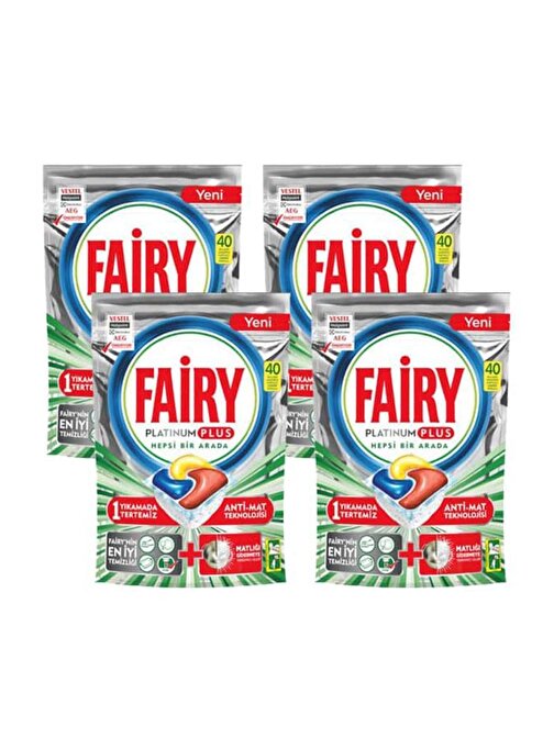 Fairy Platinum Plus Bulaşık Makinesi Deterjanı Kapsülü 160 Yıkama