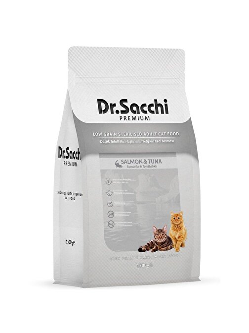 Dr.Sacchi Premium Sterilised Kedi Maması 1,5 Kg