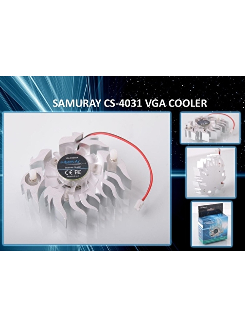 SAMURAY cs-4031 Soğutucu Fan