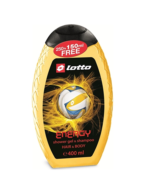 Lotto Energy Erkek Shower Gel  Shampoo 400 ml