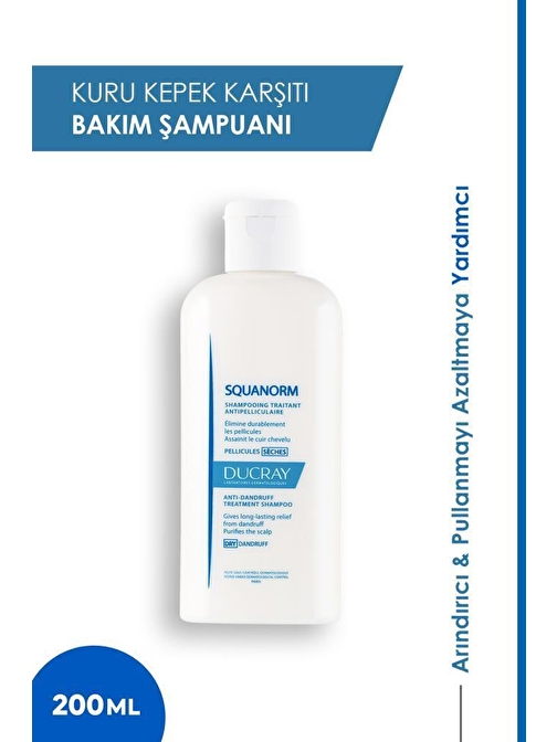 Ducray Squanorm Şampuan DRY Dandruff 200 ml