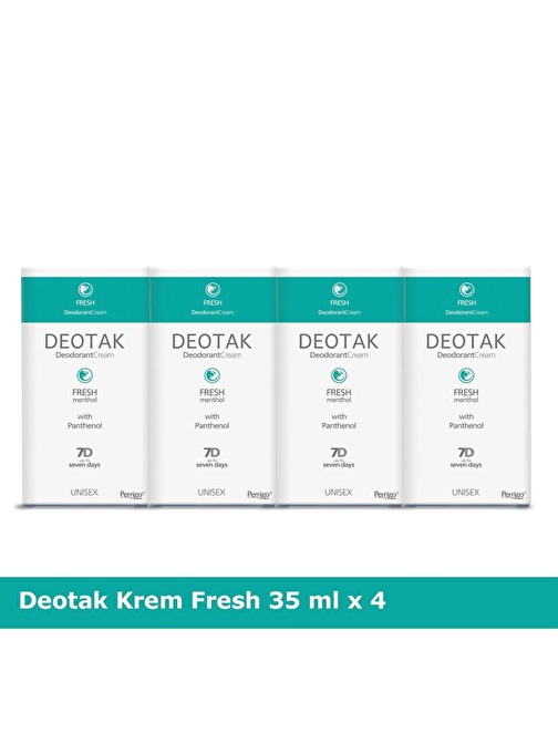 Deotak Krem Deodorant Fresh X 4