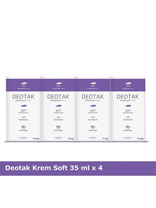 Deotak Krem Deodorant Soft X 4