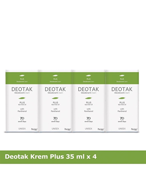 Deotak Krem Deodorant Plus X 4