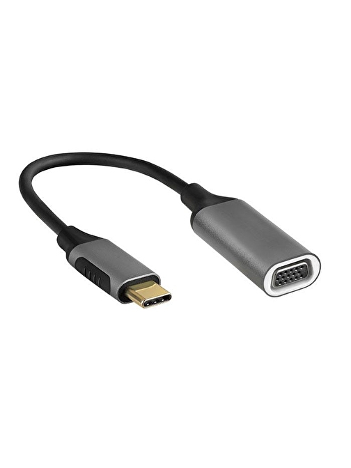 S-link Swapp SW-U5145 Gri Metal Type-C to VGA Adaptör