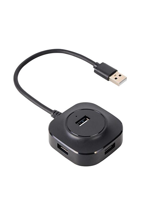 Vcom Dh207 USB 2.0 Dahili Kablolu USB Çoğaltıcı Siyah