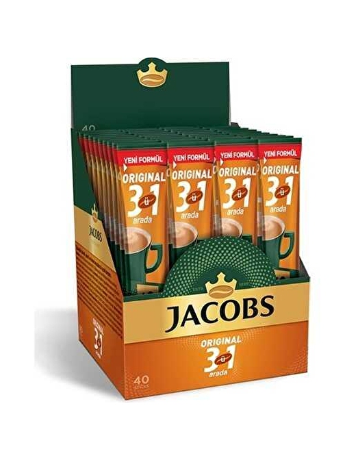 Jacobs 3'ü1 Arada Kahve 40'lı Paket