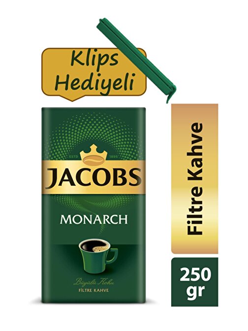 Jacobs Monarch Filtre Kahve 250 gr + Klips Hediyeli