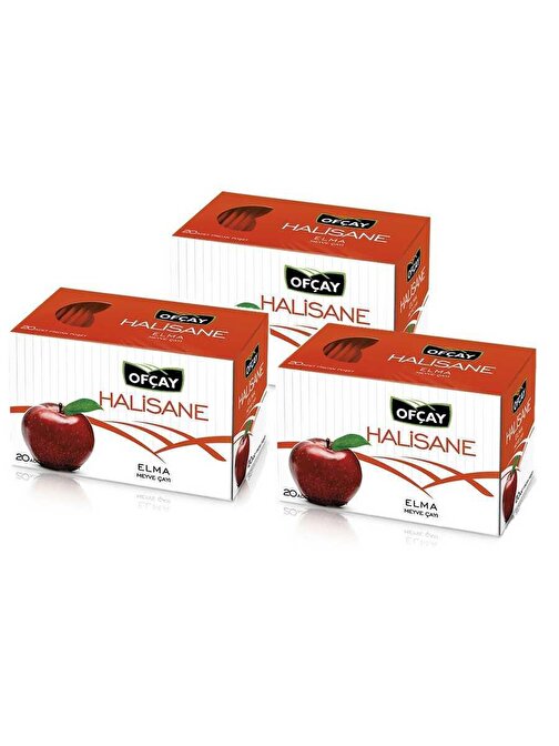 Ofçay Halisane Elma Çayı 60 adet 20 adet x 3 Paket