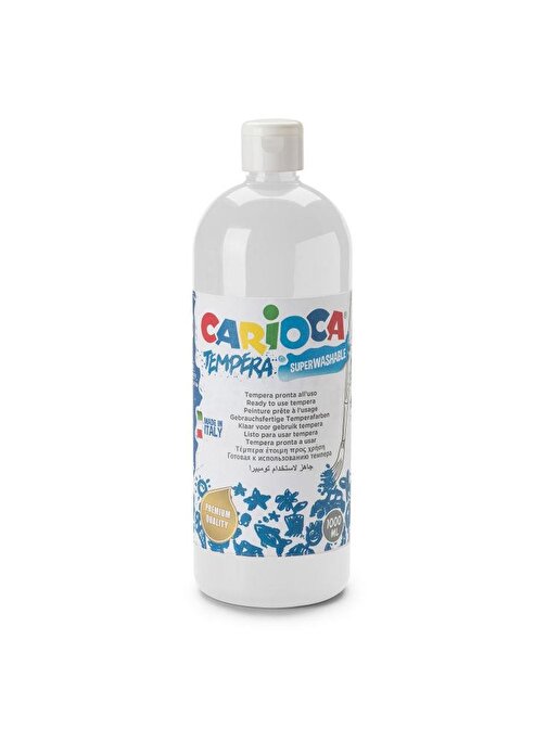 Carioca Tempera Şişe Guaj Boya Beyaz 1 lt