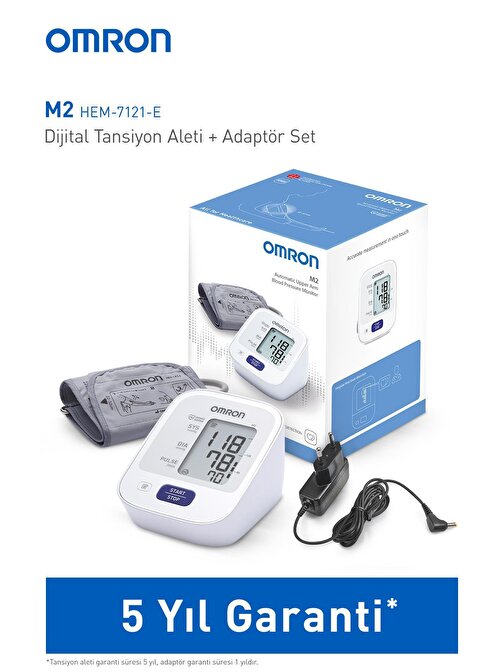 Omron M2 Dijital Tansiyon Aleti+Adaptör Set