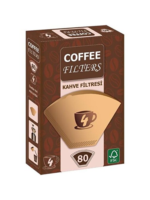 Coffee Kahve Makinesı Filtresi 1X4 80Li