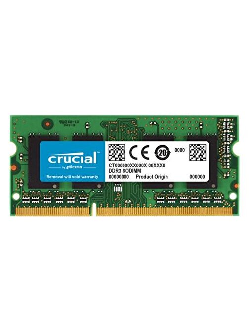 Crucial CT102464BF160B 8 GB CL11 DDR3 1x8 1600 Mhz Ram