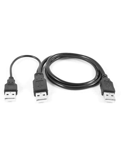 Harici Diskler İçin Y Kablo 3 Uçlu Usb 2.0 Kablo