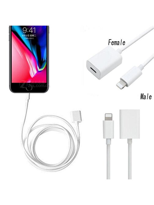 Apple iPhone Lightning Uzatma Kablosu 2 Metre