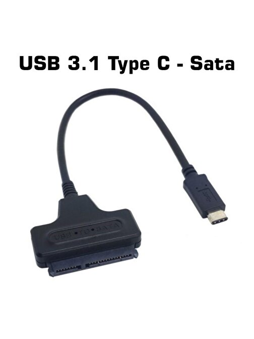Type-C Usb 3.1 to Sata 3 Hdd Disk Çevirici Adaptör 2.5'' DC-031