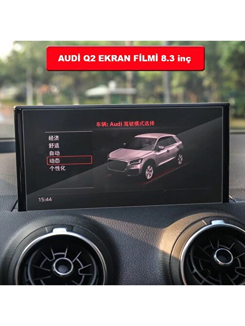 Audi Q2 2018 2020 8.3 inç Navigasyon Temperli Ekran Koruyucu