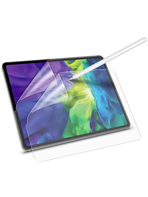 Techmaster Samsung Tab S6 Lite P610 Uyumlu 10.4 inç Paperlike Kırılmaz Nano Cam Ekran Koruyucu