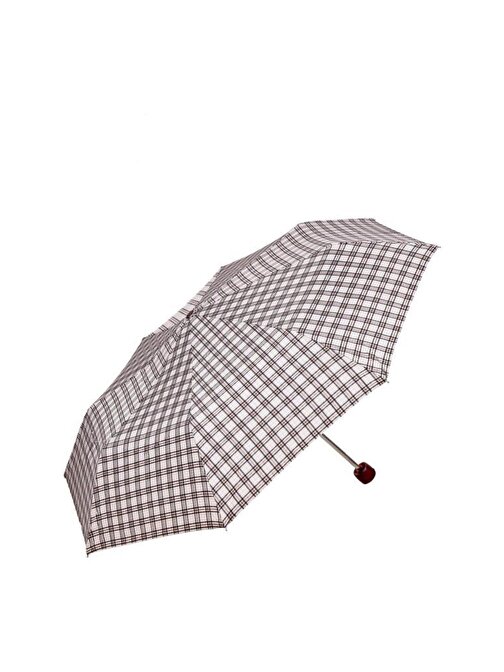 Snotline Kadın Şemsiye Süper Mini Beyaz Puantiyeli Siyah 08l