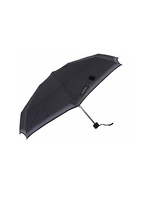 Snotline Kadın Şemsiye Micro Mini Puantiyeli Siyah 03l