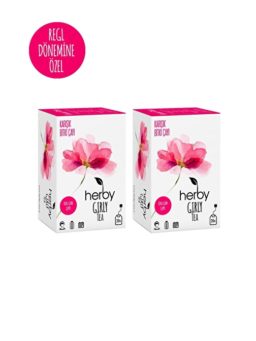 Herby Girly Tea Regl Dönemine Özel Çay 2'li Paket