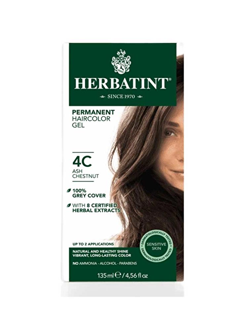 Herbatint Saç Boyası 4C Chatain Cendre Küllü Kestane 150 ML