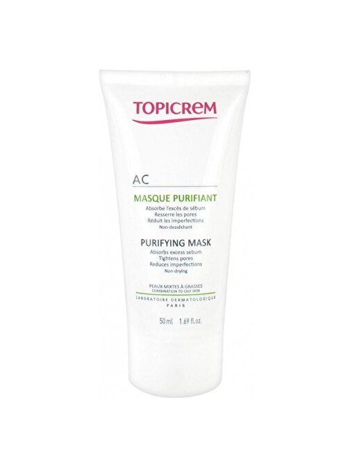 Topicrem Tüm Cilt Tipleri Gözenek Sıkılaştırıcı Ac Purifying Maske 50 ml