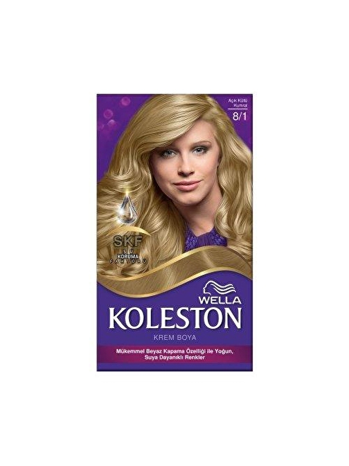 Wella Koleston Kit Saç Boyası 8.1 Açık Küllü Kumral