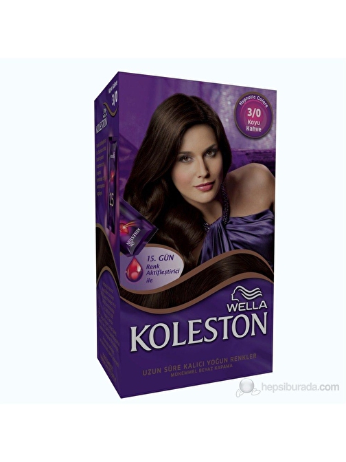 Wella Koleston Kit Saç Boyası 3.0 Koyu Kahve