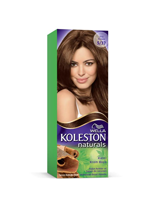 Wella Koleston Naturals Saç Boyası 5/37 Orta Kestane