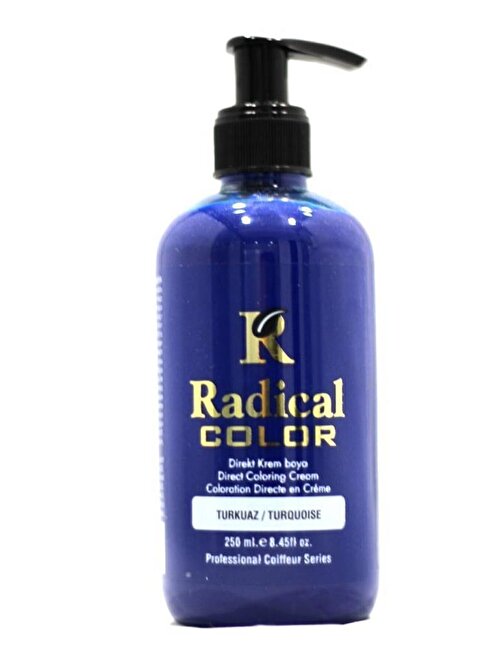 Radical Color Su Bazlı Saç Boyası 250 ml Turkuaz