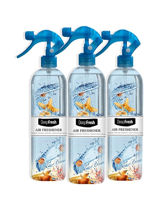 Deep Fresh Oda Spreyi Okyanus 3 x 400 ml