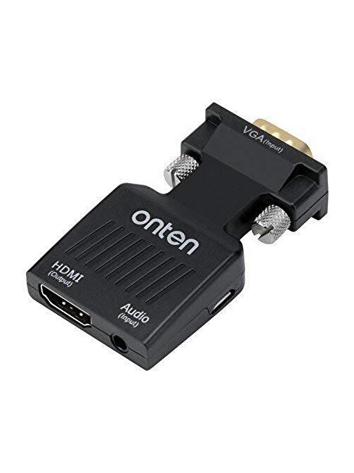 Onten Otn-7557 1080P Hdmi To Vga Ses Çıkışlı Dönüştürücü Kablo